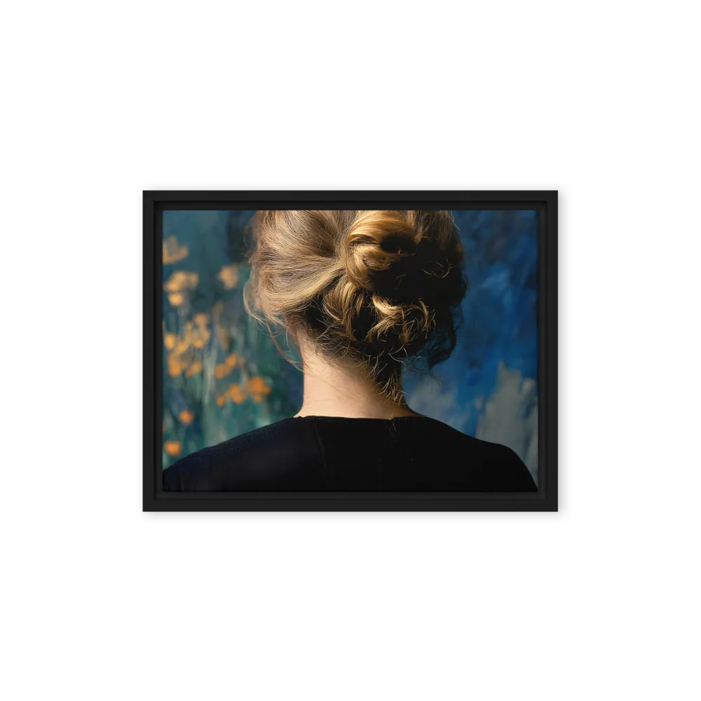 Whispers of Tranquility | Canvas with Black Frame | 12″×16″