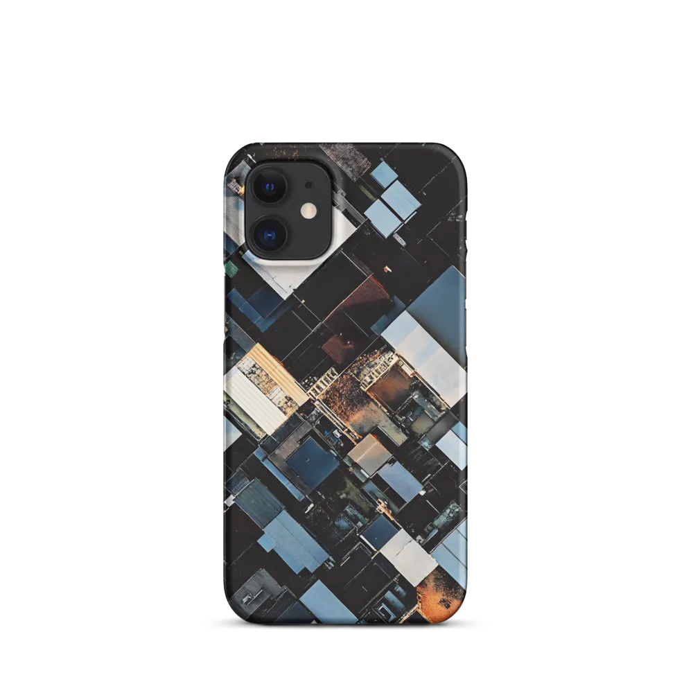 Urban Mosaic from Above | Phone Case |  12 Mini | Snap Case | Matte