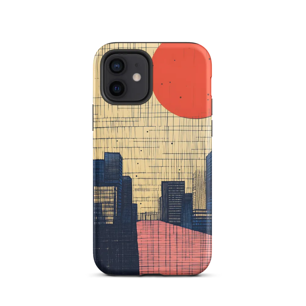 Urban Echoes: A Minimalist Cityscape