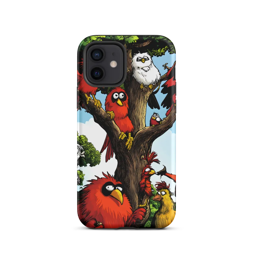Whimsical Avian Gathering