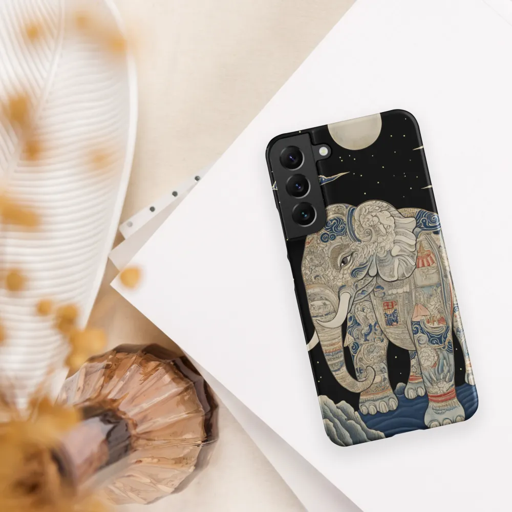 The Majestic Tale of the Painted Elephant | Phone Case |  S22 Plus | Snap Case | Matte