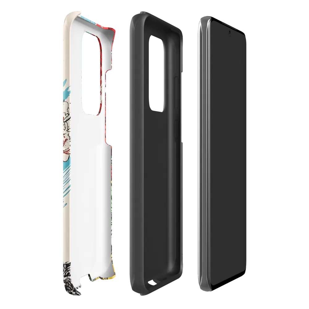 Floral Symphony in Bold Colors | Phone Case |  S20 Ultra | Tough Case | Matte