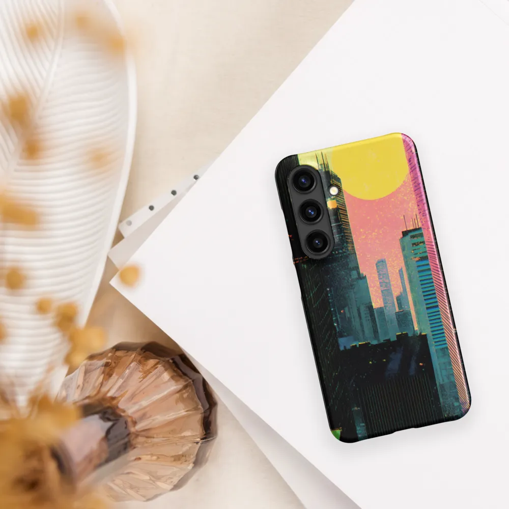 Nostalgic Urban Dreamscape | Phone Case |  S24 | Snap Case | Matte
