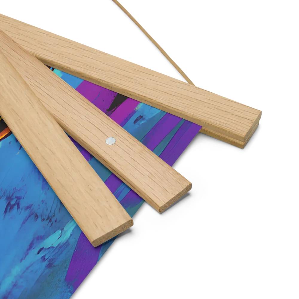 Guardian of Colors | Poster With Oak Wood Hanger | 14″×14″
