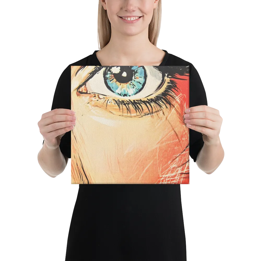 Gaze of Emotion | Canvas | 12″×12″