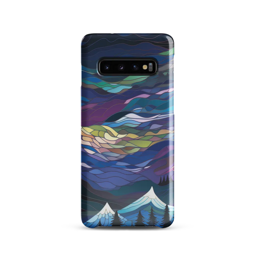 Twilight Peaks: An Abstract Mountain Landscape
