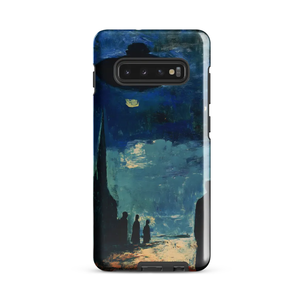 Enigmatic Encounter: A Surrealist UFO Landscape | Phone Case |  S10 Plus | Tough Case | Glossy