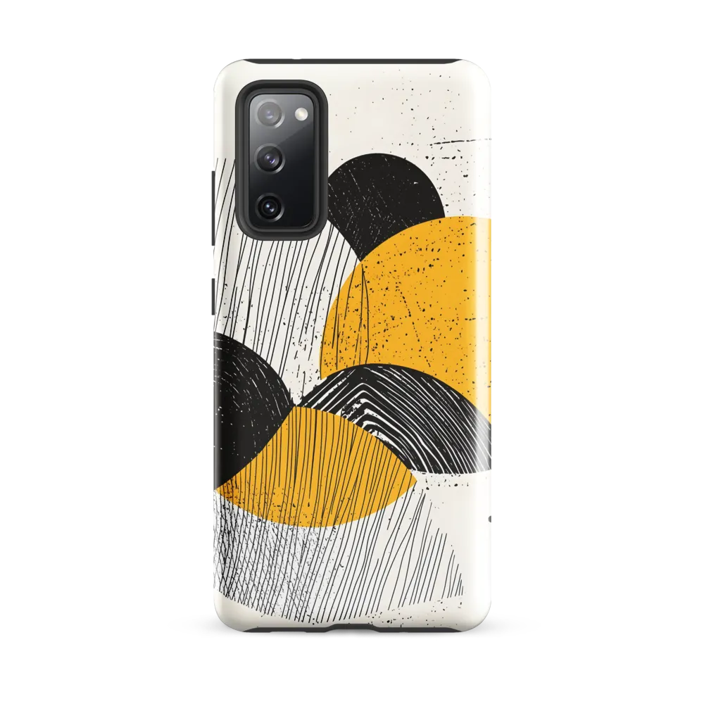 Dynamic Harmony in Black and Yellow