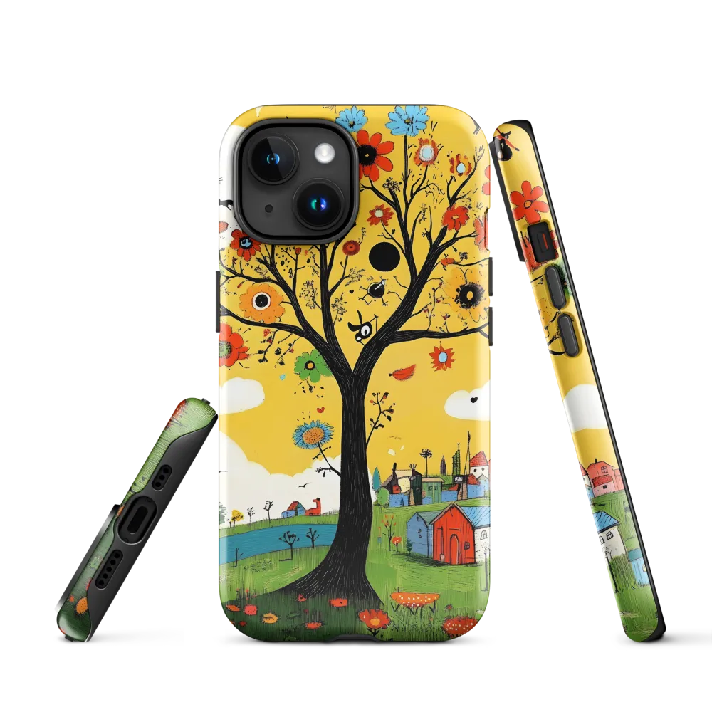 Whimsical Blooms of Life | Phone Case |  15 | Tough Case | Glossy