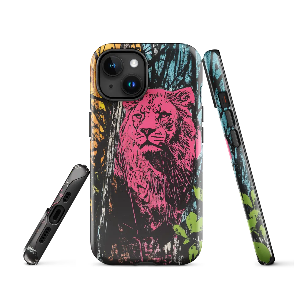 Fierce Vibrance: The Pink Lion