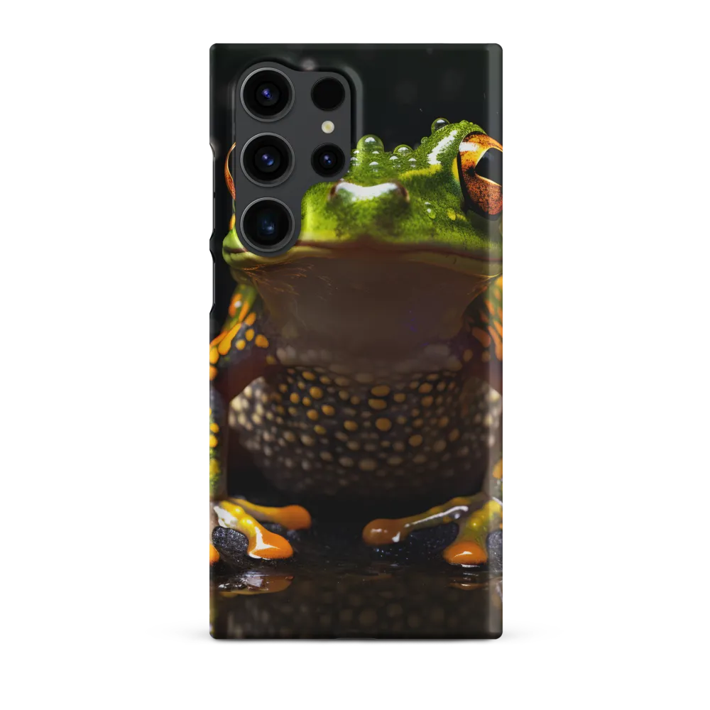 Emerald Elegance: The Frog in Focus