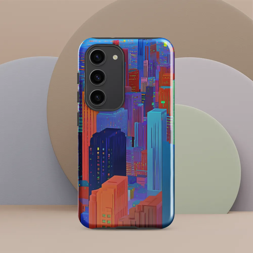 Vibrant Metropolis in Twilight