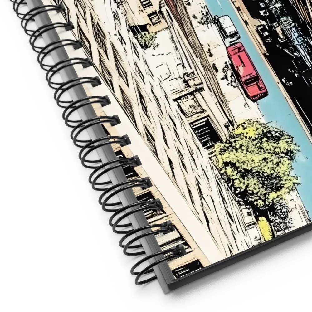 Urban Dynamics: A Bird's Eye View | Spiral Notebook