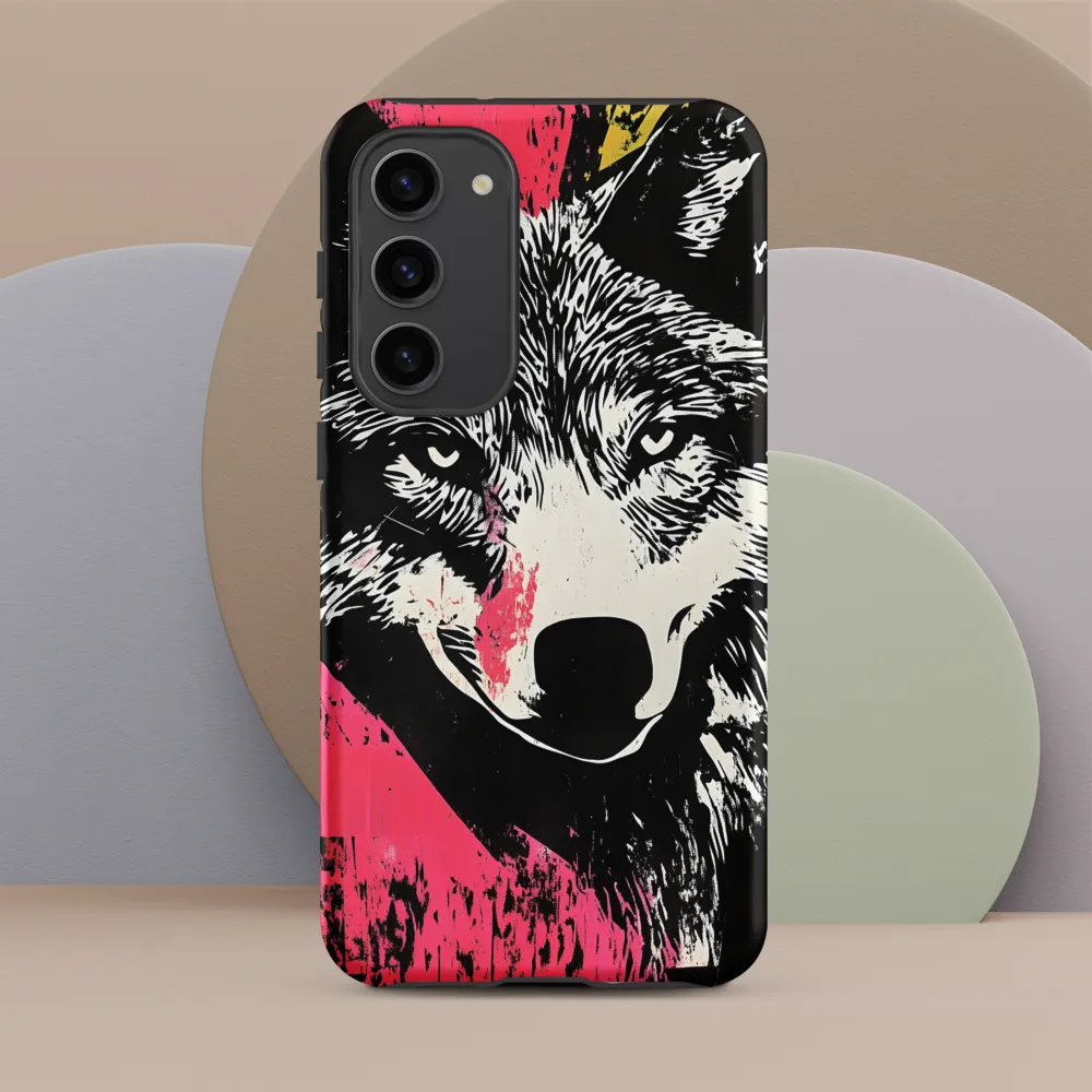 Intense Gaze of the Wolf