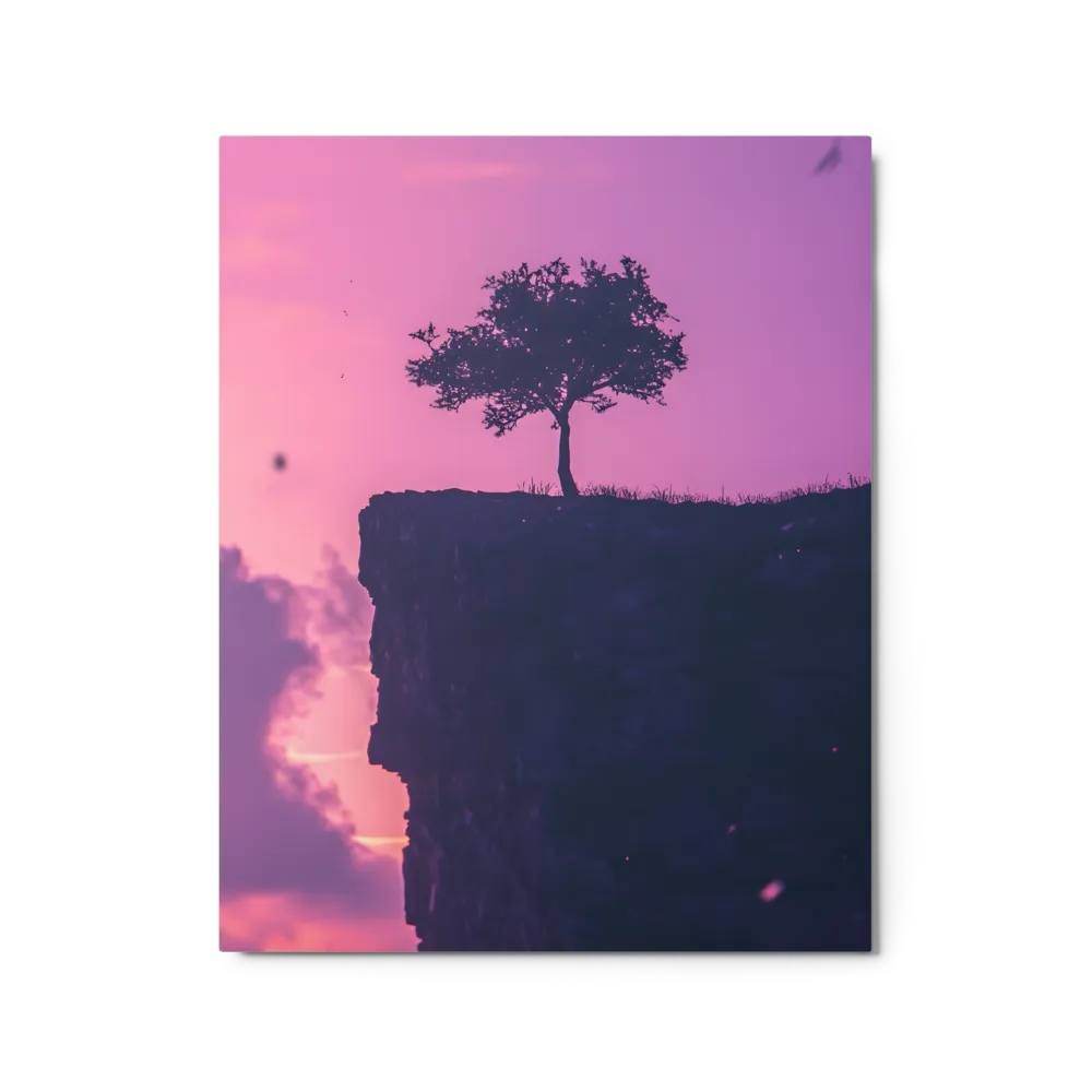 Solitude on the Edge | Metal Print | 16″×20″