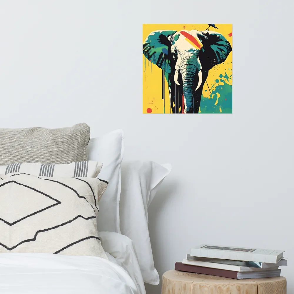 Elegance of the Wild: A Colorful Harmony | Poster | 16″×16″