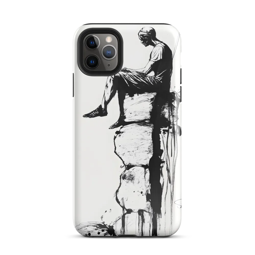 Contemplation on the Edge | Phone Case |  11 Pro Max | Tough Case | Glossy