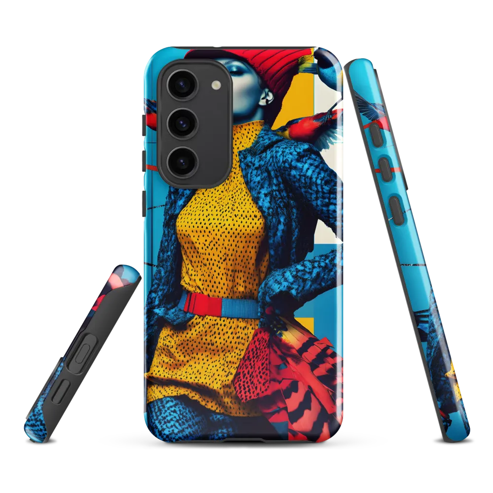 Vibrant Fusion of Nature and Fashion