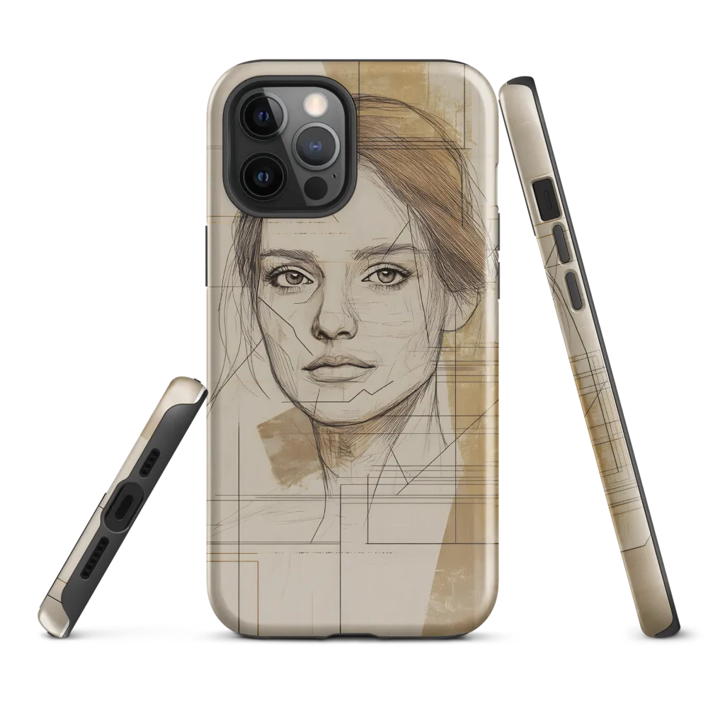 Geometric Elegance: A Modern Portrait
