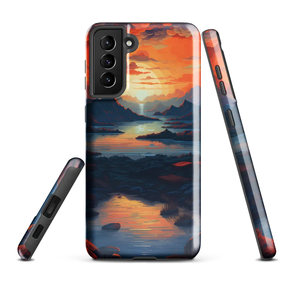 Ethereal Evening: A Digital Dusk