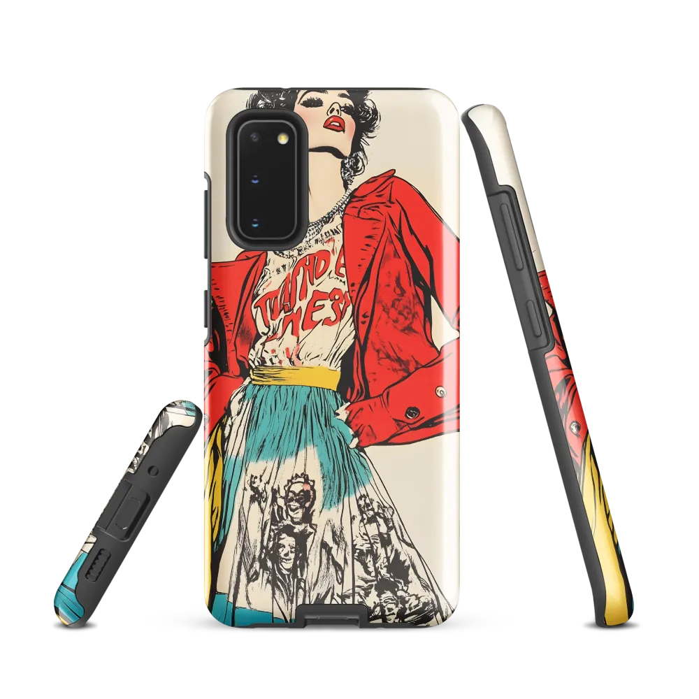 Vibrant Elegance: A Pop Art Fashion Statement