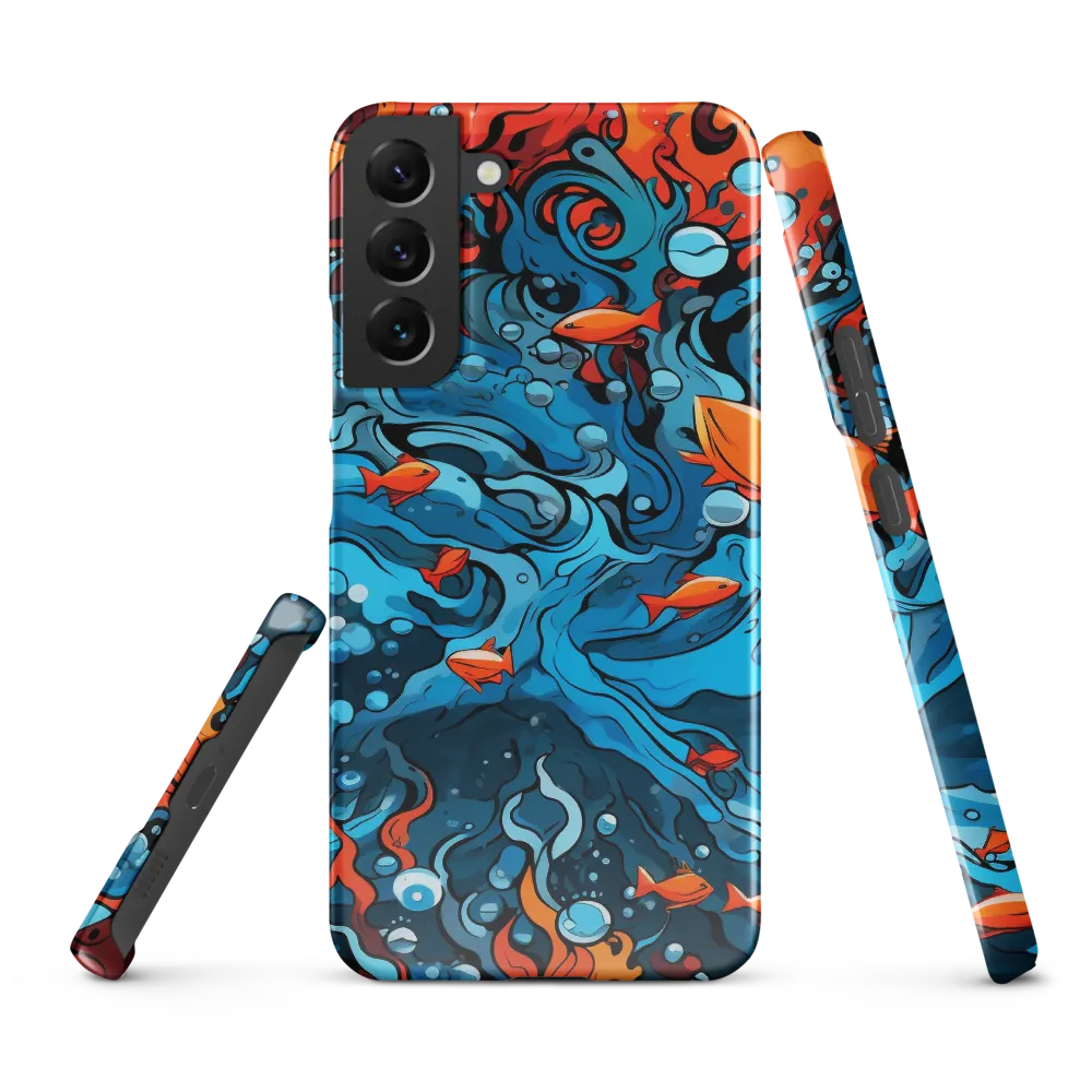 Fluid Harmony: Ocean and Flames
