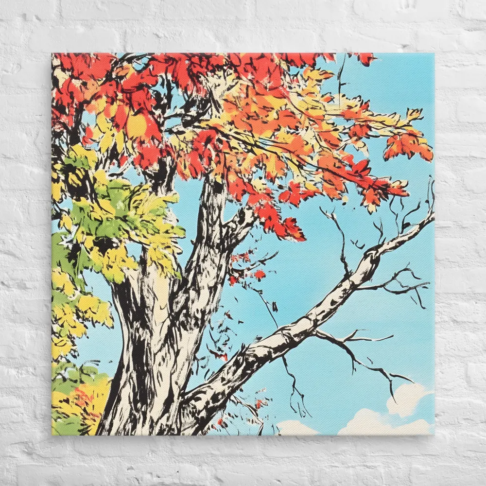 Autumn's Embrace | Canvas | 37″×37″