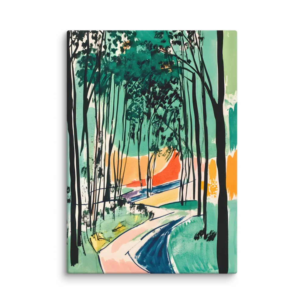 Winding Path Through the Forest | Canvas | 28″×40″
