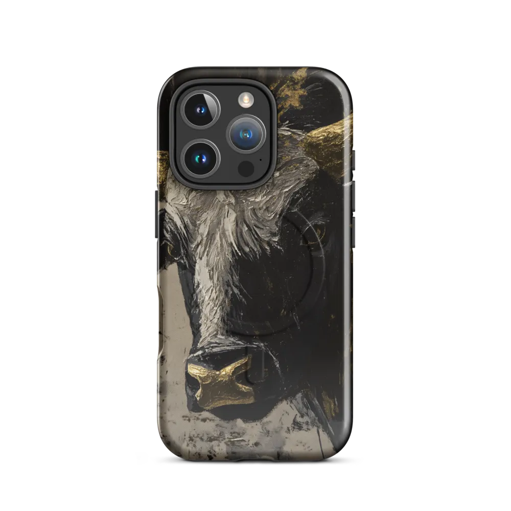 Majestic Bull: The Power in Black and Gold