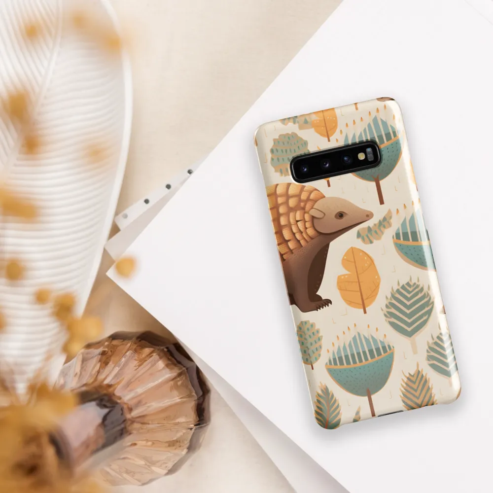 Pangolins in a Whimsical Habitat