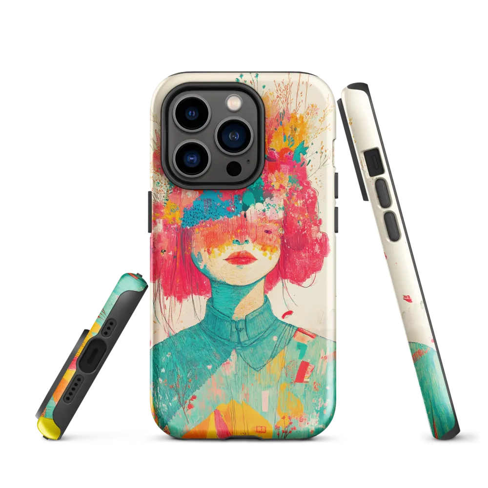 Whimsical Floral Portrait