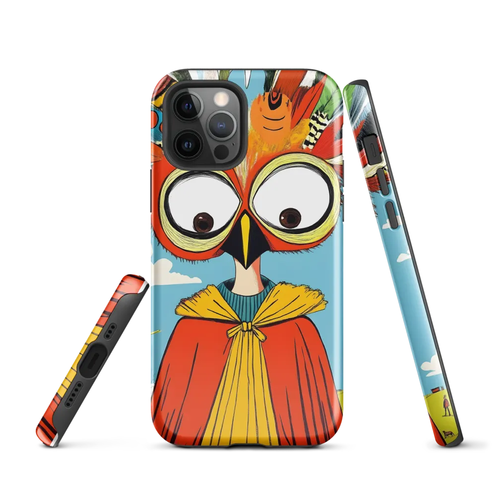 A Whimsical Encounter: The Owl-Human Fusion