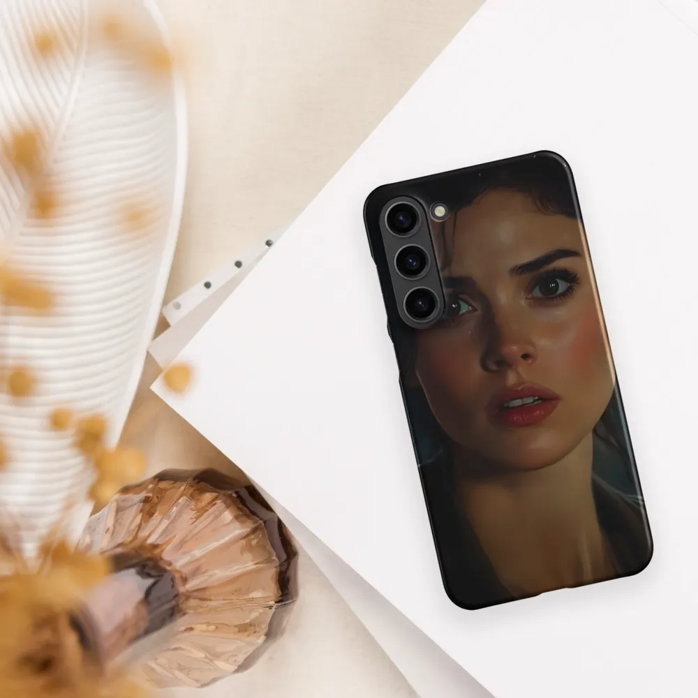 Gaze of Intensity | Phone Case |  S23 Plus | Snap Case | Matte