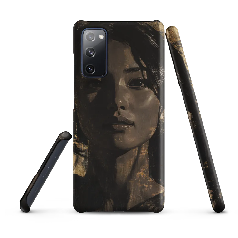 Golden Gaze: A Contemporary Portrait