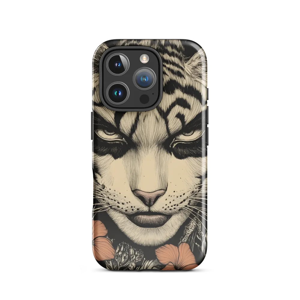 Feline Majesty: The Human-Leopard Connection | Phone Case |  16 Pro | Tough Case | Glossy