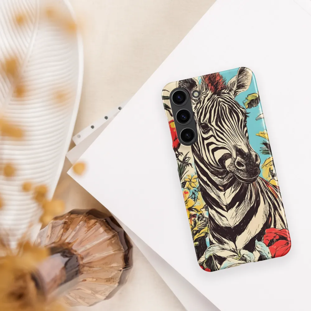 Zebra in Tropical Reverie