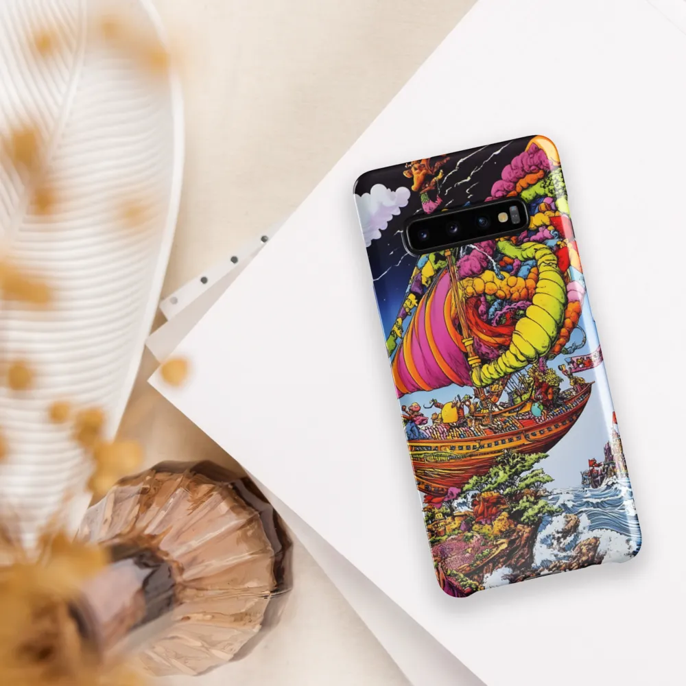 Voyage of Whimsy: A Surreal Sailor's Dream | Phone Case |  S10 Plus | Snap Case | Glossy