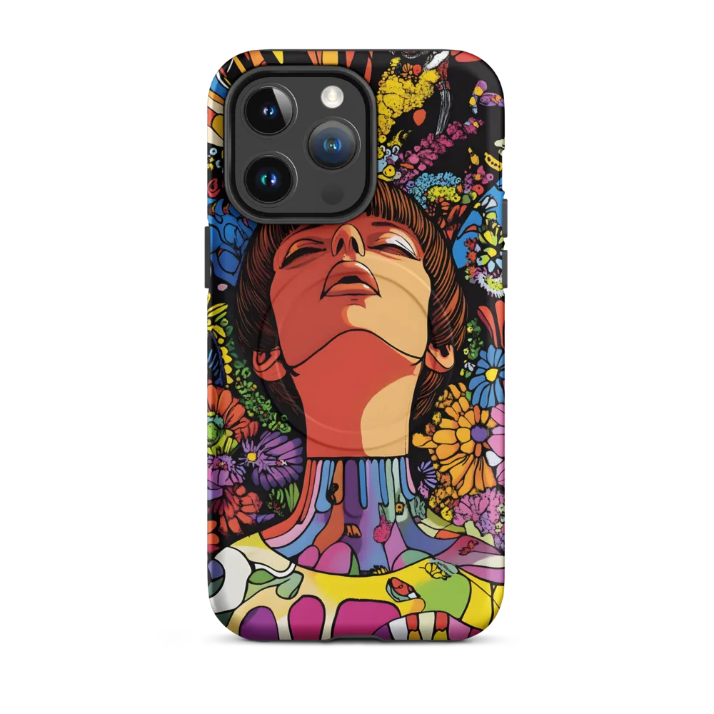 Vibrant Ecstasy: A Psychedelic Portrait