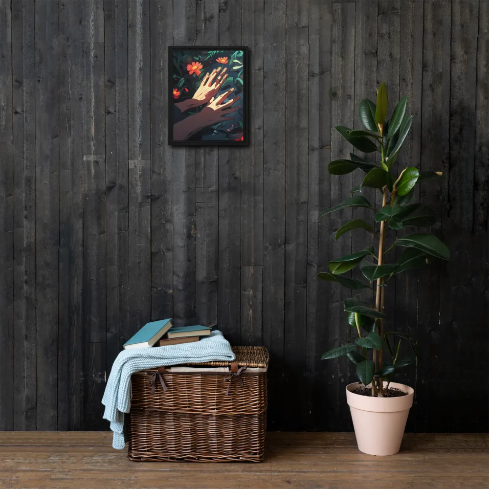 Whispers of Nature | Canvas with Black Frame | 11″×14″
