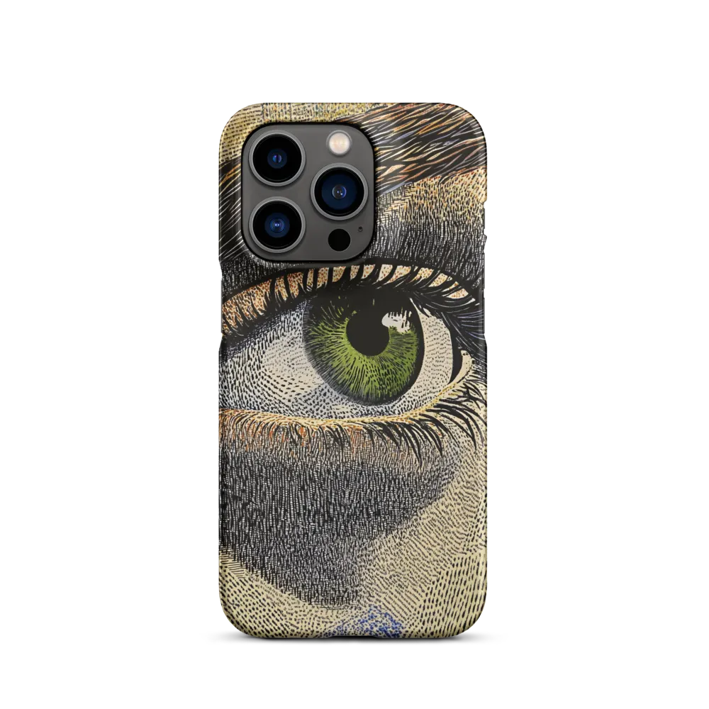 Intrigue in Green | Phone Case |  14 Pro | Snap Case | Matte