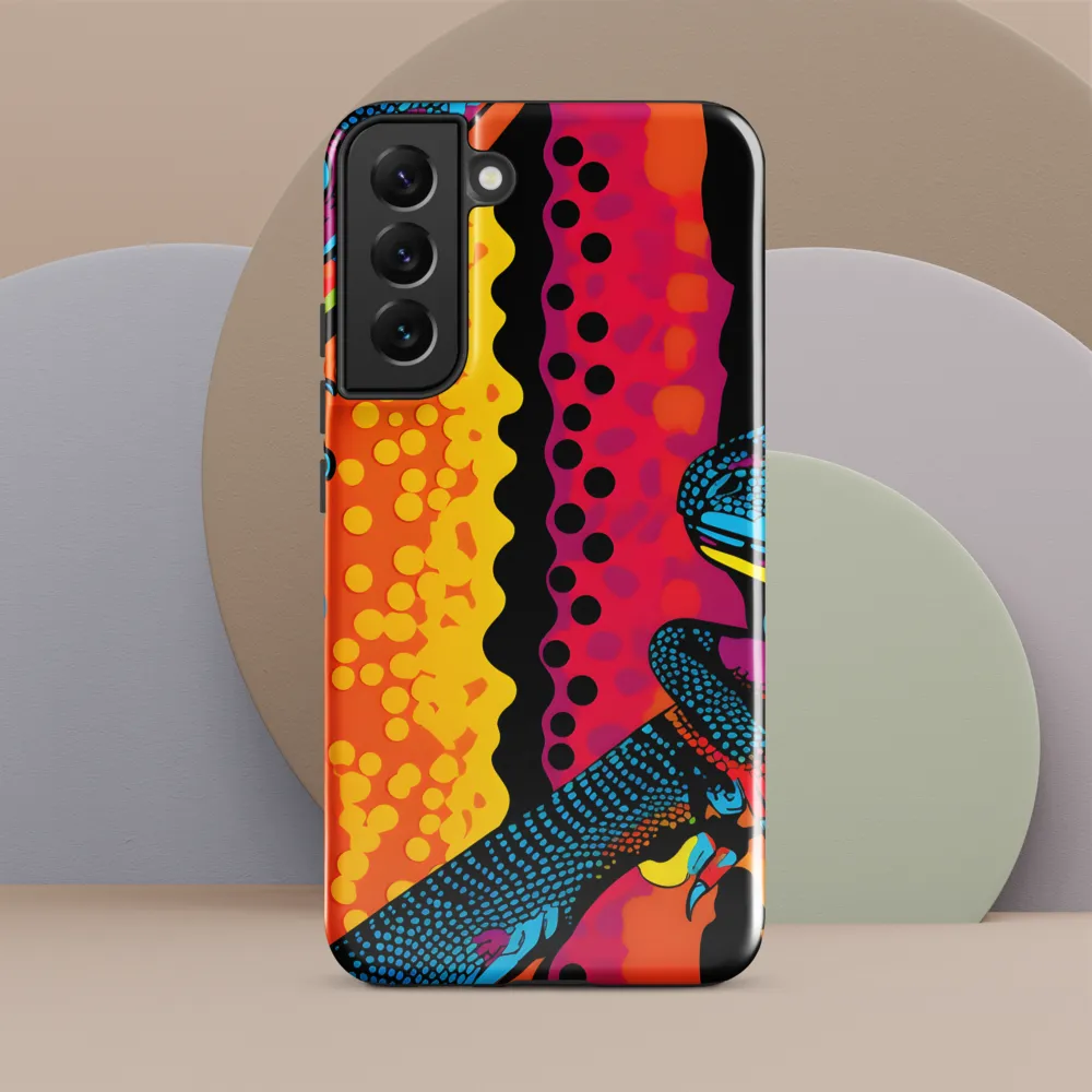 Colorful Encounters: The Playful Geckos