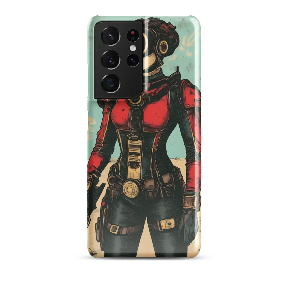Futuristic Explorer: A Steampunk Adventure | Phone Case |  S21 Ultra | Snap Case | Glossy