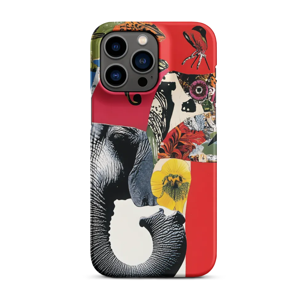 Whimsical Elephant: A Vibrant Collage of Life