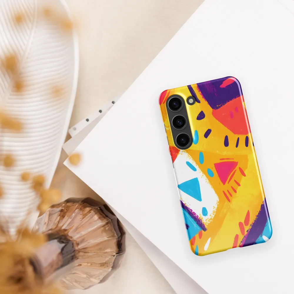 Playful Geometries | Phone Case |  S23 | Snap Case | Glossy