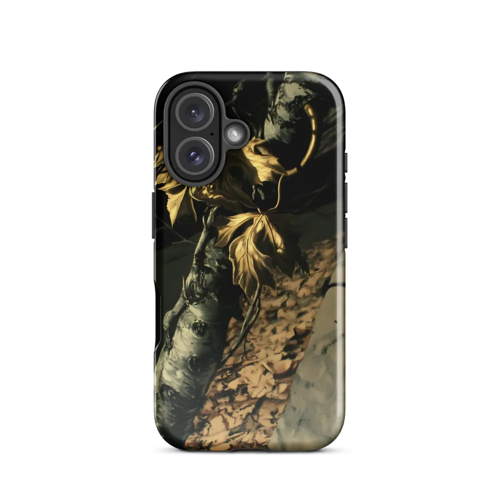 Golden Serenity: A Close Encounter with Nature
