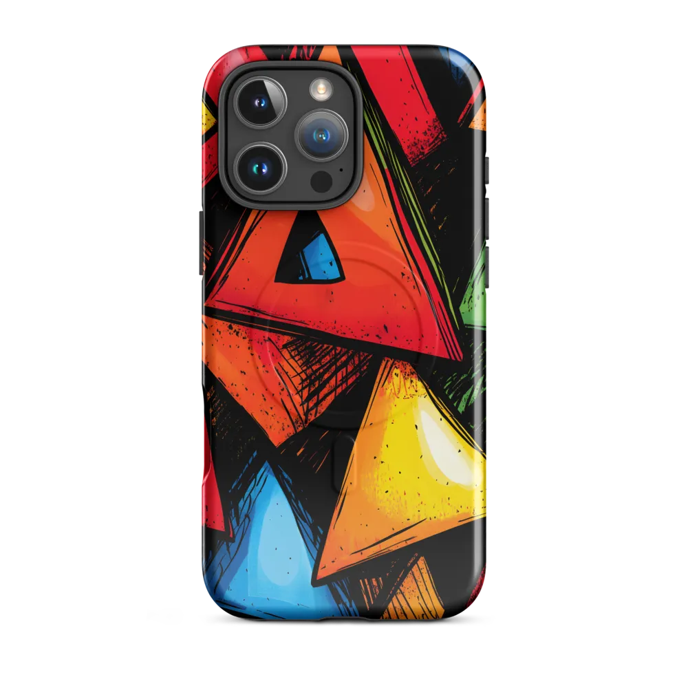 Vibrant Triangles in Abstract Harmony