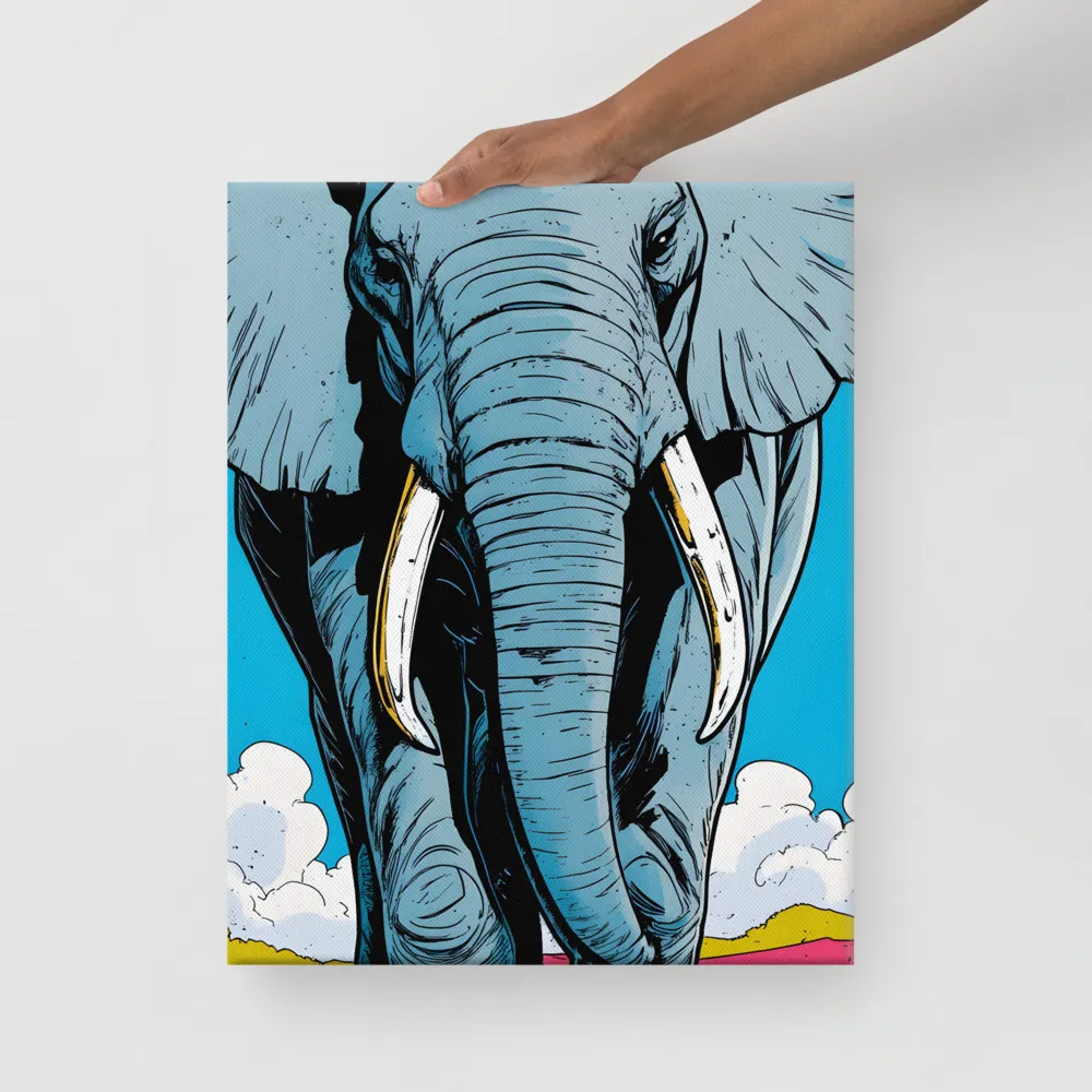 Majestic Presence: The Elephant | Canvas | 16″×20″
