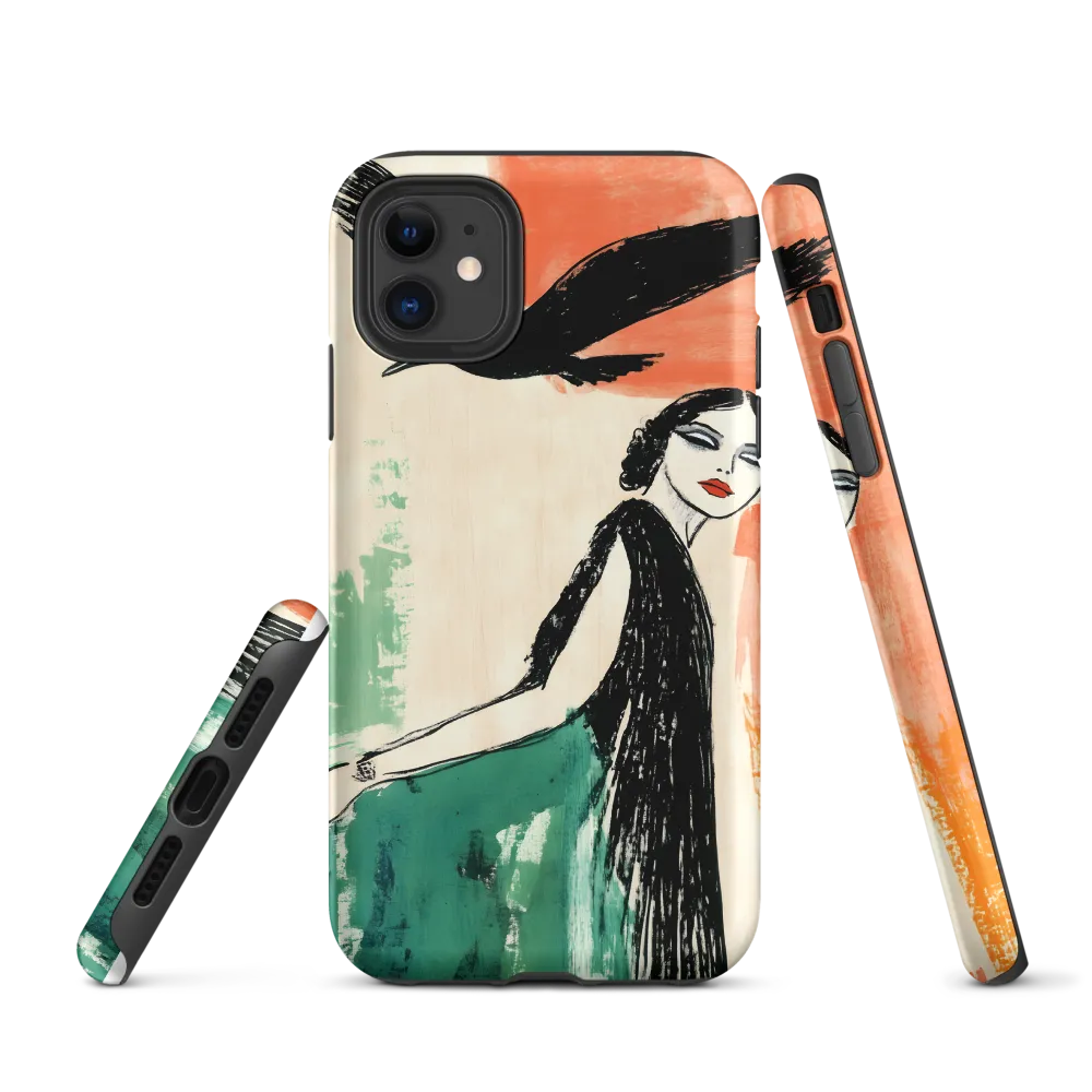 Elegance in Flight | Phone Case |  11 | Tough Case | Matte