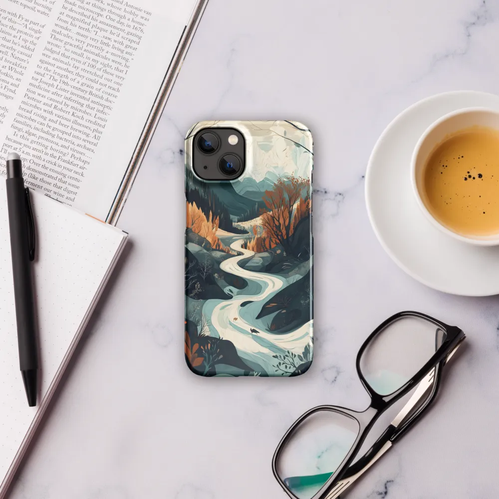 Winding Serenity: A Digital Landscape