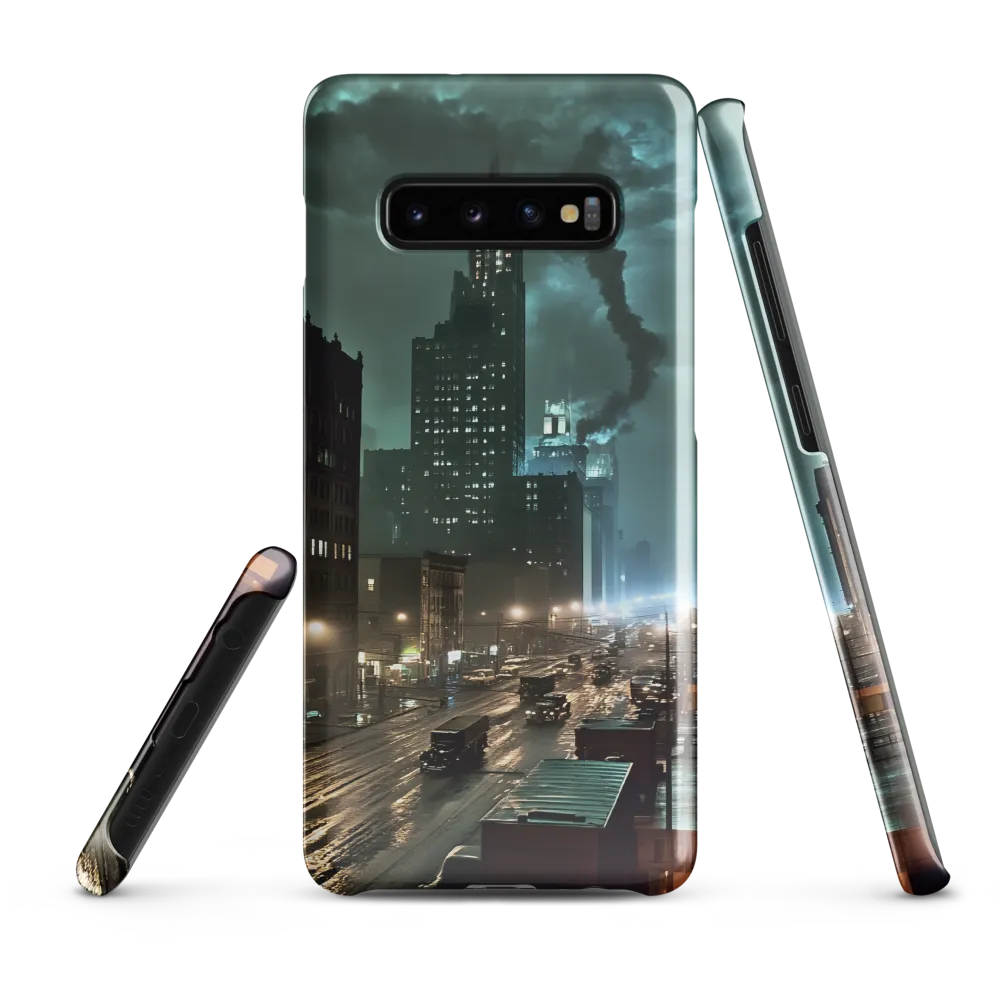 City of Shadows: A Nocturnal Symphony | Phone Case |  S10 Plus | Snap Case | Glossy